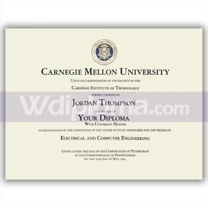 carnegie mellon university diploma